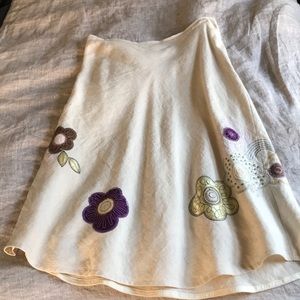 Beautiful vintage Oilily linen skirt